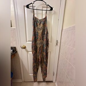 Colorful jumper with easy on/off side zipper.